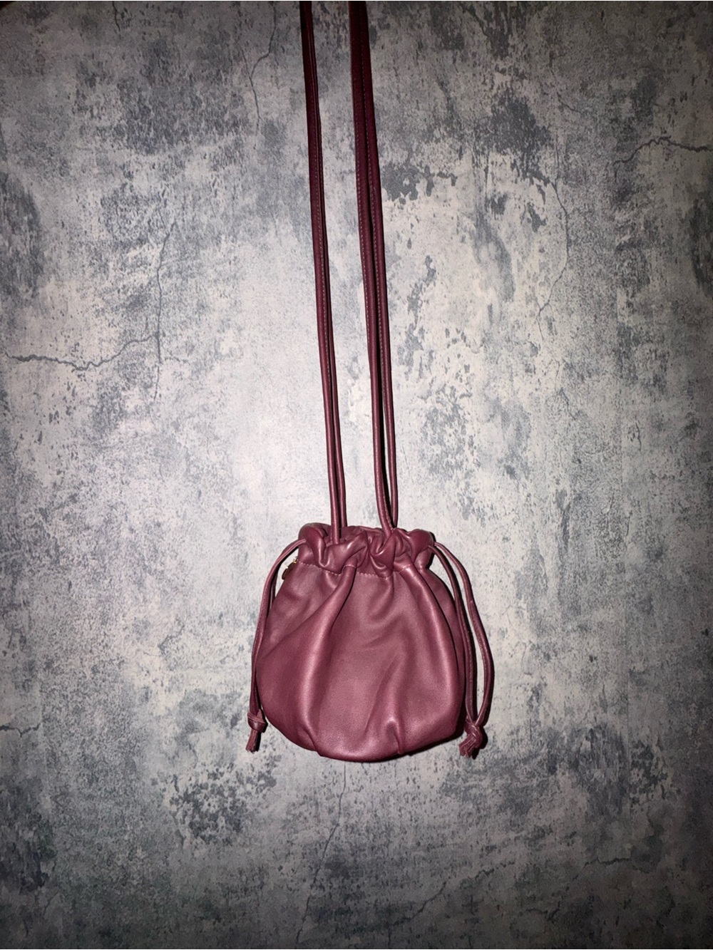 Clare V. Drawstring Crossbody Bag - Plum